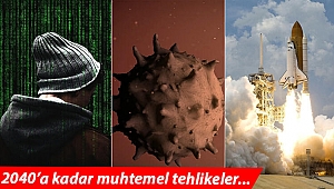 2040'a kadar en büyük risk 'biyolojik tehlike' 'siber tehditler' ve 'uzay çatışması' olarak görülüyor