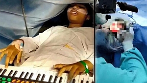 Hindistan'da 9 yaşındaki kız beyin ameliyatı sırasında piyano çaldı