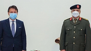 İtalya Başbakanı Conte Libya'da Halife Hafter ile görüştü