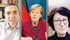 Merkel, Türk aşı mucitlerini tebrik etti