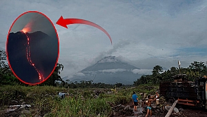 Endonezya'daki Merapi Yanadağı tekrar faaliyete geçti