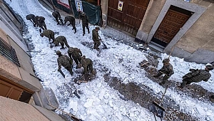 İspanya'da hayat durdu, son 20 yılın en soğuk kışı yaşanıyor...