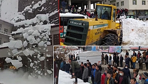 Bitlis'te feci olay! Kar kütlesi altında kaldılar