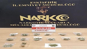 Kavanoza gizlediği uyuşturucuyla yakalanan şüpheli tutuklandı