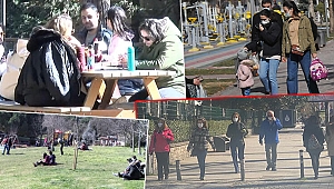 Koronavirüs kısıtlamasını unuttular! Akın ettiler