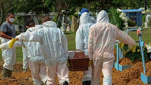 Son 24 saatte Brezilya'da 1308, Meksika'da 857 kişi Kovid-19'dan hayatını kaybetti