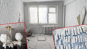 Hava sıcaklığı eksi 50’ye düştü, herkes kaçtı! İnanılmaz görüntüler…