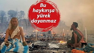 Mülteci kampı küle döndü! 400 kişiye ulaşılamıyor