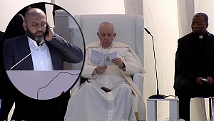Papa Irak ziyaretinde Kur'an-ı Kerim dinledi