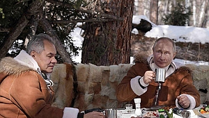 Putin, hafta sonu tatilinde Savunma Bakanı ile Sibirya’da
