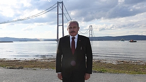 TBMM Başkanı Mustafa Şentop, 1915 Çanakkale Köprüsü zirvesinde bilgi aldı