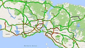 İstanbul'da kısmi kapanmaya saatler kala trafik yoğunluğu oluştu