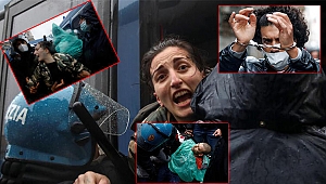 Son dakika haberler... İtalya'nın başkentinde büyük protesto: 'Özgürlük özgürlük' diye bağırdılar!