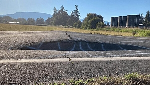 ABD'de sıcak hava yolları eritti!