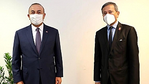 Bakan Çavuşoğlu, Singapur Dışişleri Bakanı Balakrishnan ile görüştü