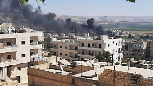 Afrin'e roket ve havan saldırısı