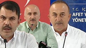 Bakanlar Çavuşoğlu, Kurum ve Karaismailoğlu'ndan Antalya'da açıklama