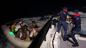 Bodrum'da 44 düzensiz göçmen kurtarıldı