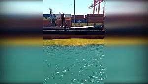 Denize kirli su bırakan gemiye 1 milyon 355 bin TL ceza