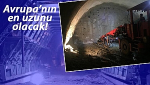 Zigana Tüneli’nde sona yaklaşıldı