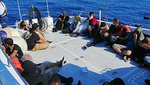 Marmaris'te 50 kaçak göçmen kurtarıldı