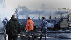 Şam'da Esad rejiminin askeri aracına bombalı saldırı düzenlendiği iddiası