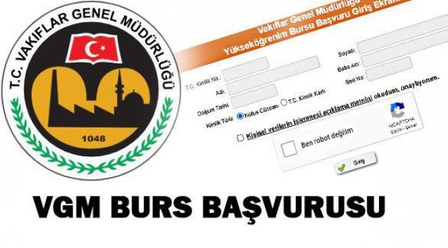 VGM burs başvuruları başladı mı? Vakıflar Genel Müdürlüğü 2021 yükseköğretim burs başvurusu