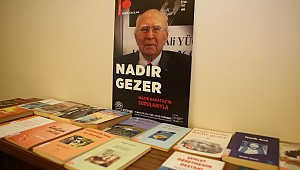 Bursalı yazar Nadir Gezer'in kitapları Nilüfer'e bağışlandı