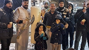 Kervan’dan kar altına dondurma şovu