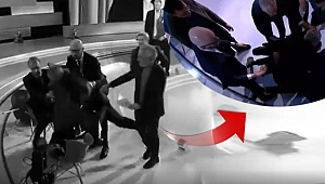 Ukraynalı milletvekili Putin'i savundu, canlı yayında ortalık karıştı! Gazeteci tokat attı