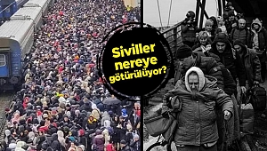 Binlerce Ukraynalı umutla trenlere koştu... Ancak yol onları Rusya'ya sürükledi!