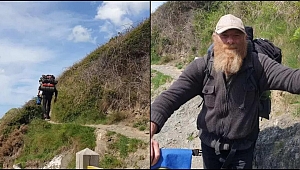 Galler'de çevre kirliliğine savaş açtı! Plajları tek başına temizliyor…