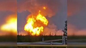 Gazprom'a ait doğal gaz tesisinde patlama