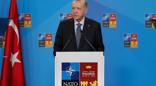 NATO Zirvesi sonrası Cumhurbaşkanı Erdoğan