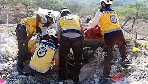 Rusya'nın İdlib'e saldırısında 7 sivil öldü