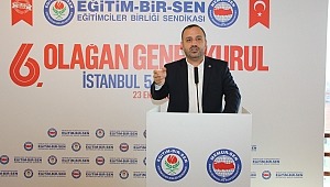 Eğitim-Bir-Sen 5 nolu Şube 6 Olağan Kongresinde Yusuf Sabaz Güven Tazeledi