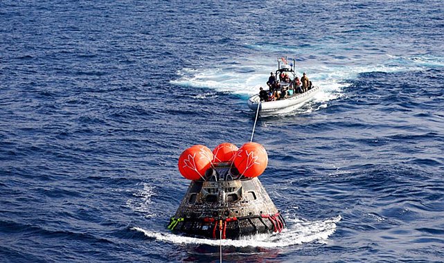 Ay'a yeniden yolculuk: NASA'nın Orion uzay aracı güvenli şekilde Dünya'ya döndü
