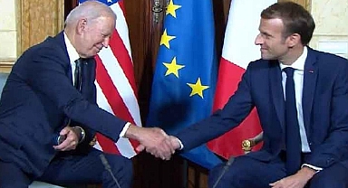 Biden ve Macron Beyaz Saray’da bir araya geldi