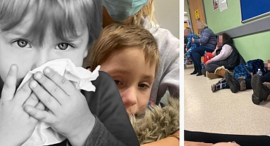 İngiltere'de Strep A kabusu! Hastaneden gelen görüntüler korkuttu...