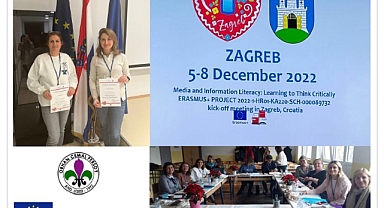 ORHAN CEMAL FERSOY ANADOLU LİSESİ ERASMUS + MEDYA PROJESİ İLE ZAGREB'DE.