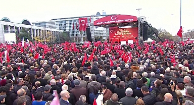 Saraçhane'deki mitingine kaç kişinin katıldığı açıklandı
