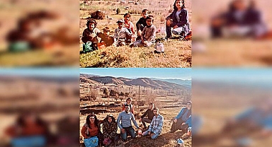 18 yıl sonra aynı yerde buluşup aynı fotoğrafı çektirdiler