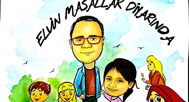 Elvin Masallar Diyarında İllüstrasyon aşamasında