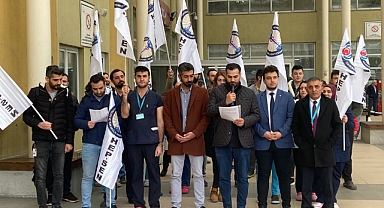 HEP-SEN Küçükçekmece İlçe Temsilcisi Basın Açıklaması Yaptı