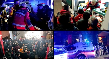  Kars Sarıkamış'ta otelin tavanı çöktü! Olayda 32 kişi yaralandı