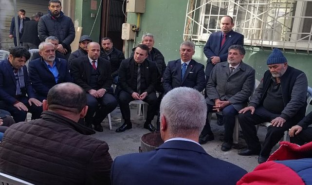 Manisa Milli Yol Partisi'nden şehit Sinan Ateş'in ailesine ziyaret
