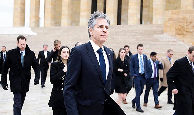 ABD Dışişleri Bakanı Blinken, Anıtkabir'i ziyaret etti