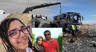 Afyonkarahisar'da otobüs kazasında ölen 8 kişiden 3'ü toprağa verildi