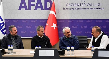 Bakan Özer'den Gaziantep'te koordinasyon ziyareti