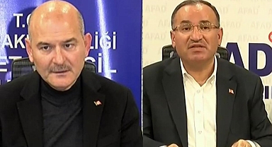 Bakan Soylu ve Bakan Bozdağ'dan ortak açıklama... 'Deprem fırsatçılarına ağır cezalar geliyor'